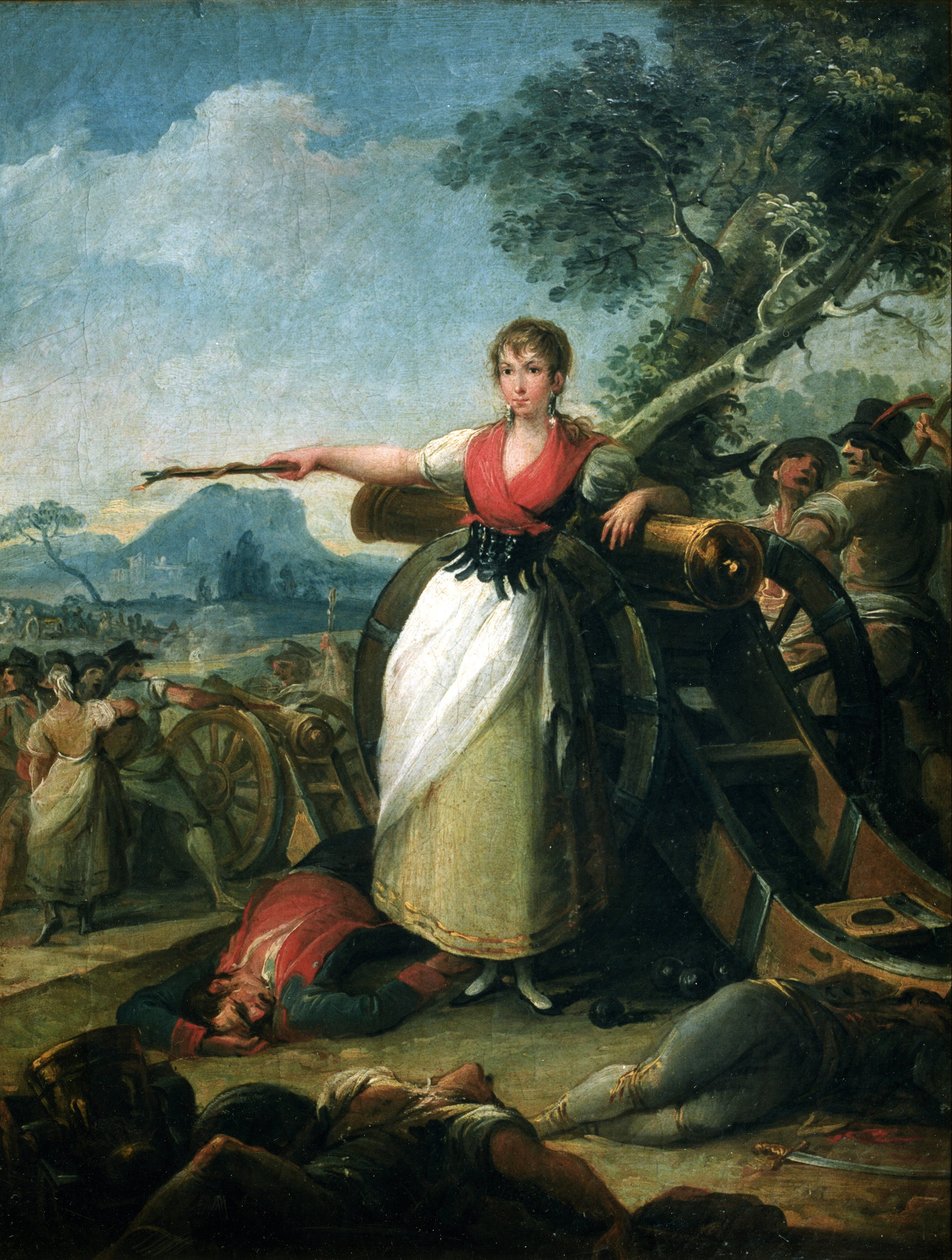 Agustina av Aragonien av Juan Gálvez