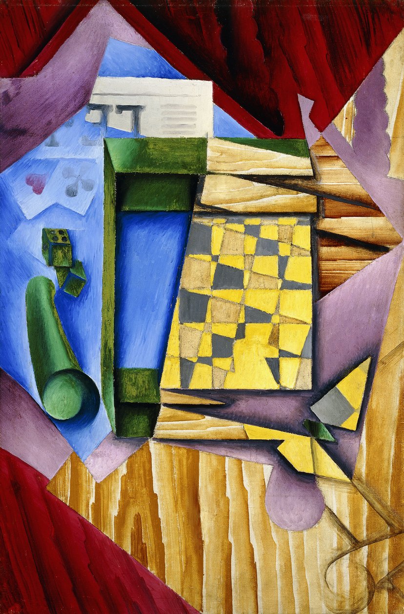 Backgammon, 1913-14 av Juan Gris