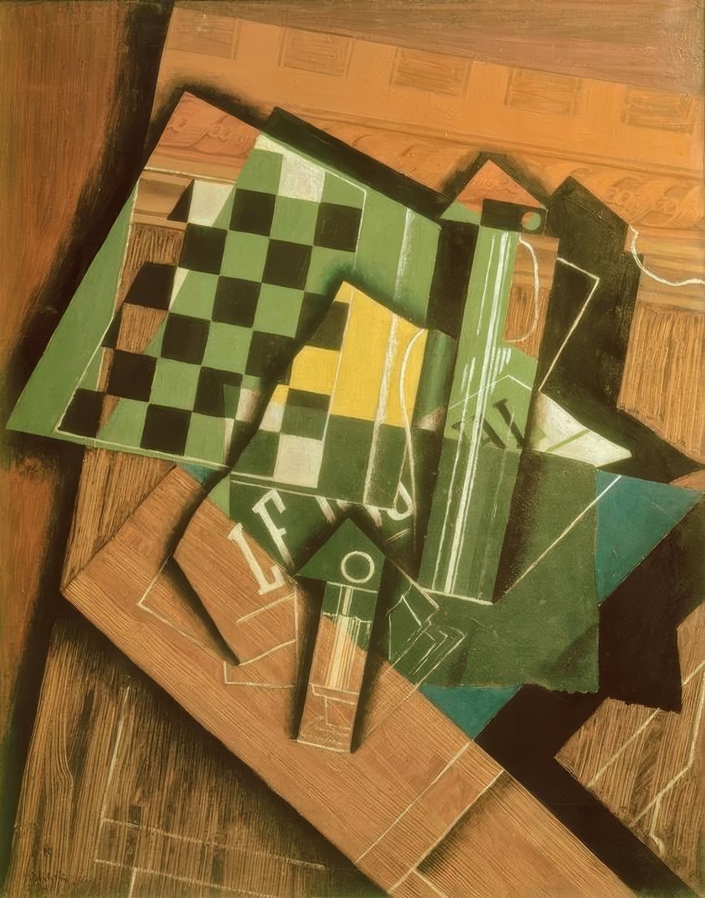 Schackbrädet av Juan Gris