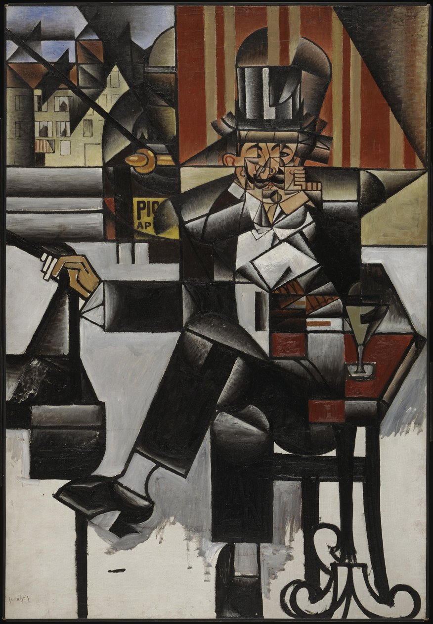 Man in a Café, 1912. av Juan Gris