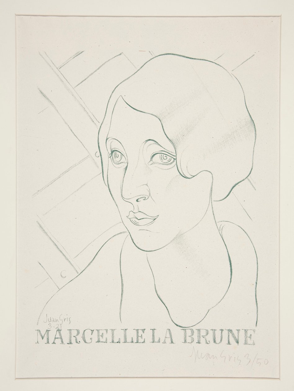 Marcelle den bruna av Juan Gris