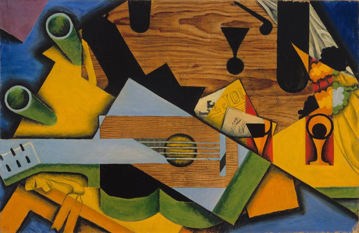 Stilleben med en gitarr av Juan Gris