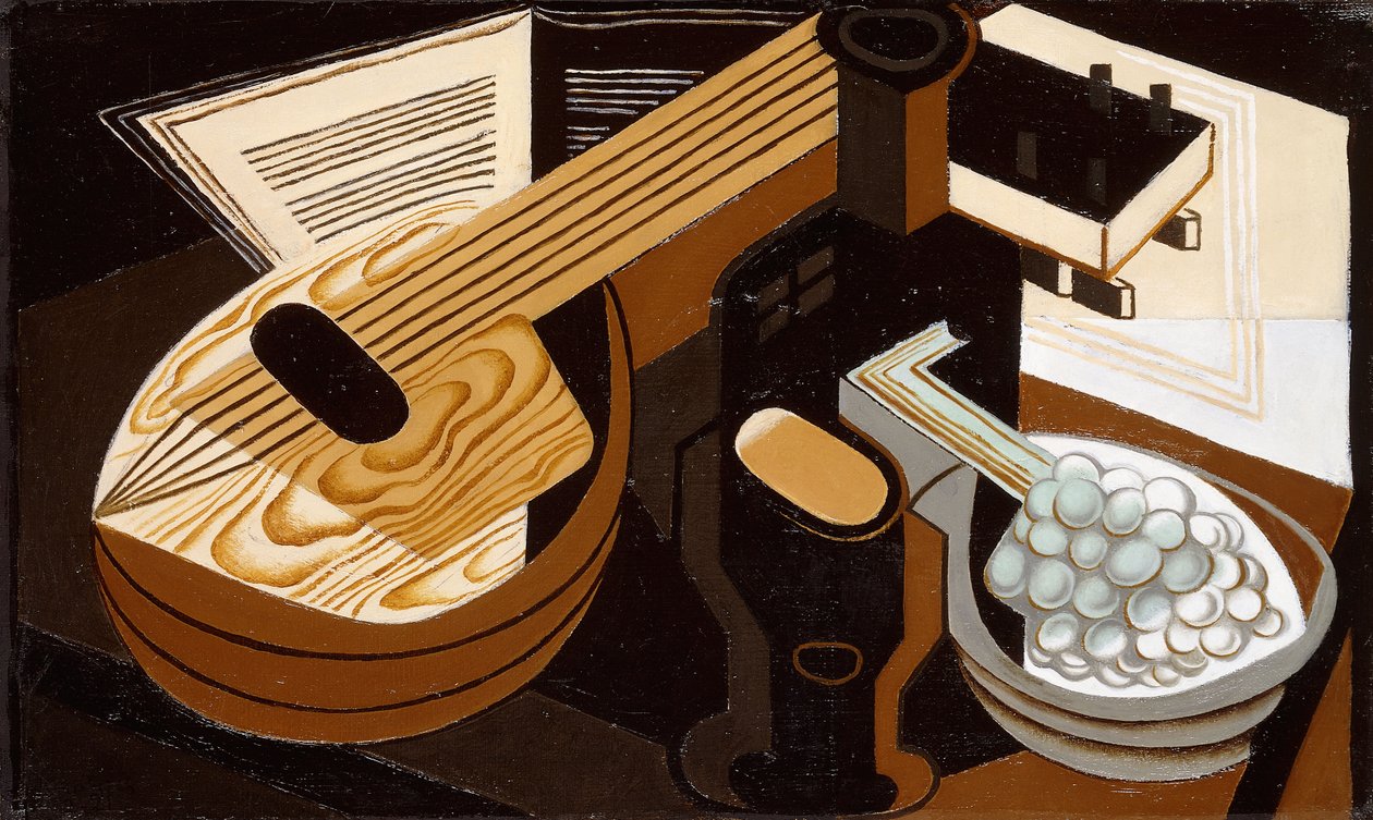 Mandolinen; Mandolinen, 1921 av Juan Gris
