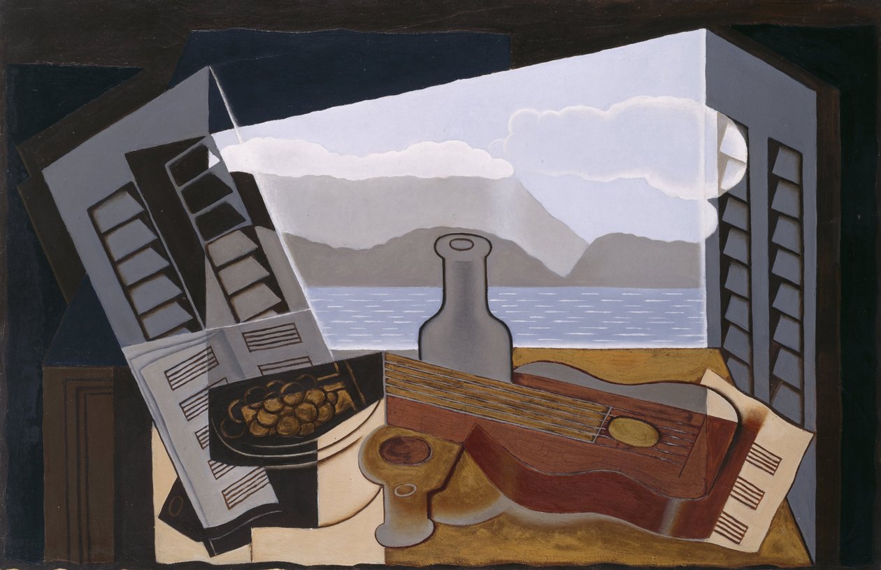 Det öppna fönstret, 1921 av Juan Gris