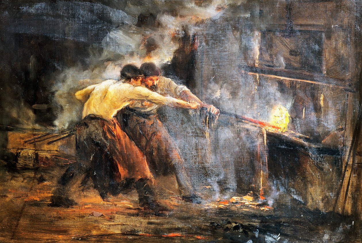 Smeder, c19:e målning av Juan Luna y Novicio