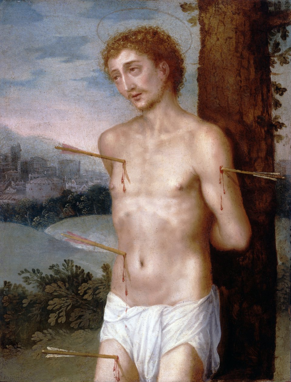 Saint Sebastian, ca 1603 (olja på koppar) av Juan Sanchez Cotan