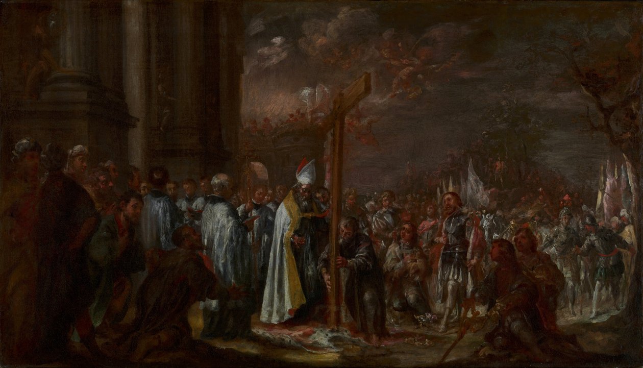 Korsets upphöjelse av Juan de Valdes Leal