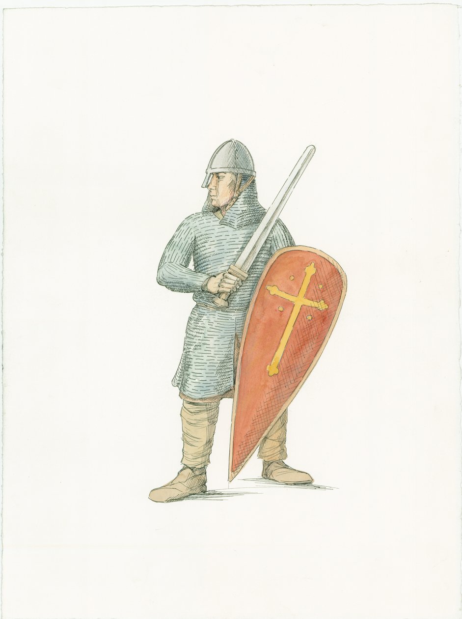 En normansk riddare, c1066 2015. av Judith Dobie