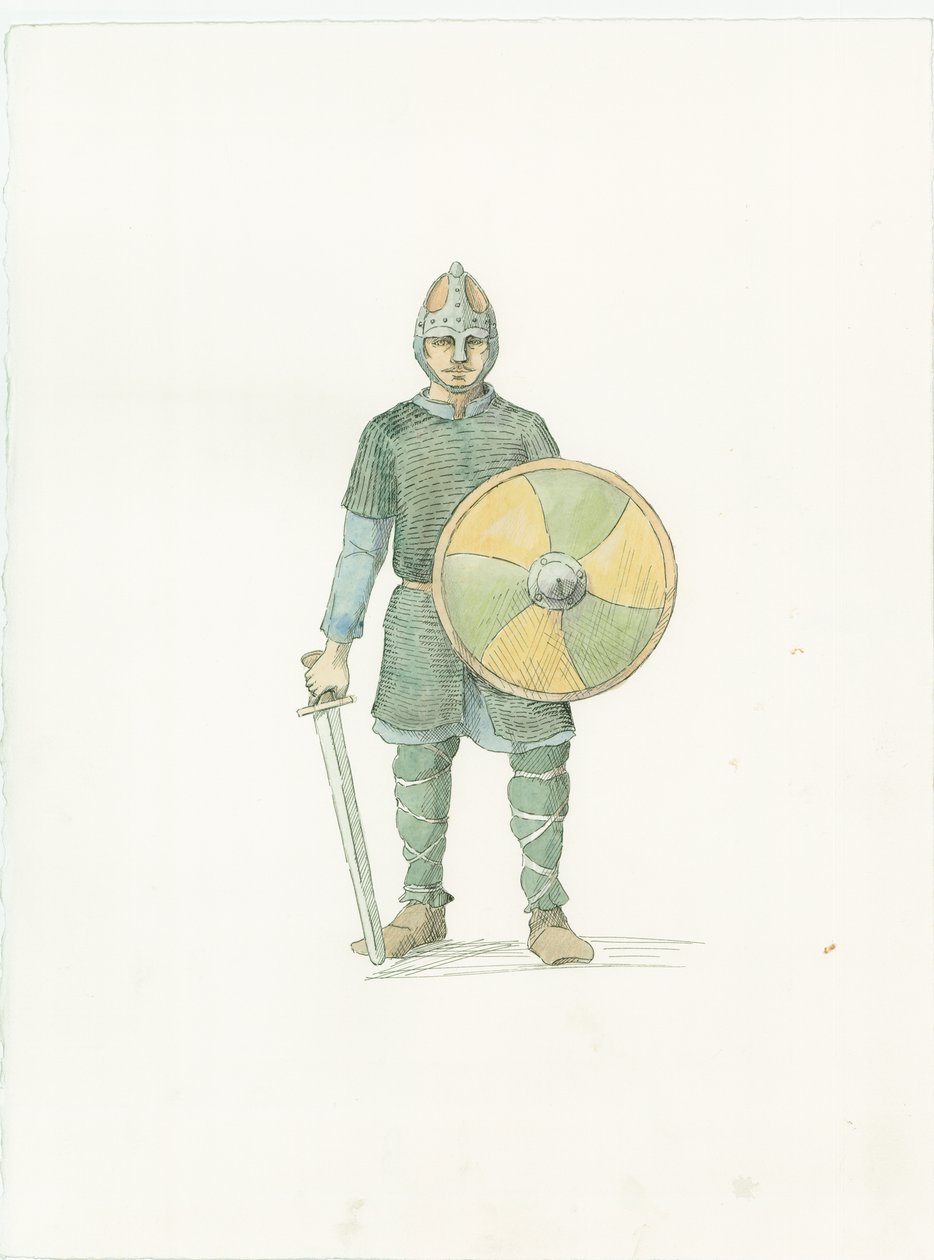 A Saxon fyrdman, c1066 2015. av Judith Dobie