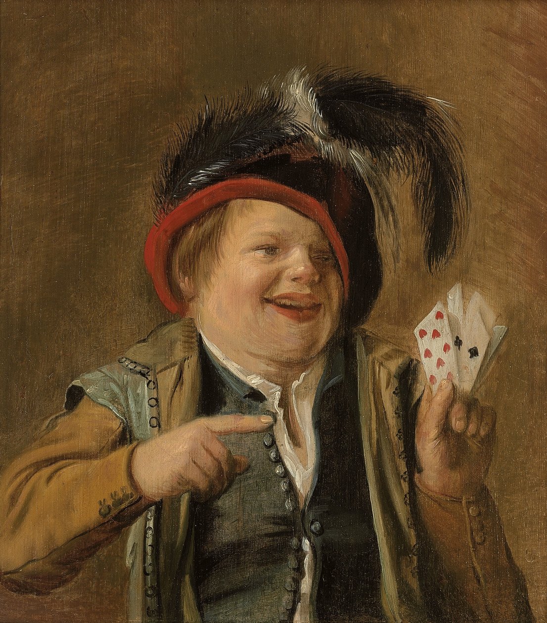 En kortspelare av Judith Leyster