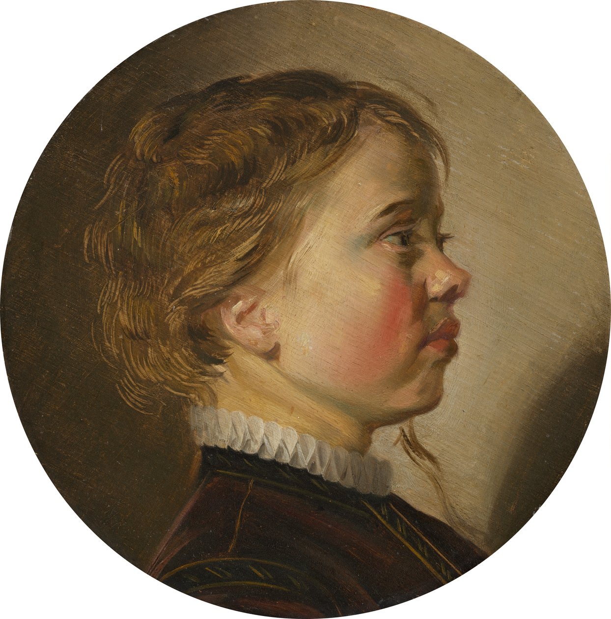 Ung pojke i profil, ca. 1630. av Judith Leyster
