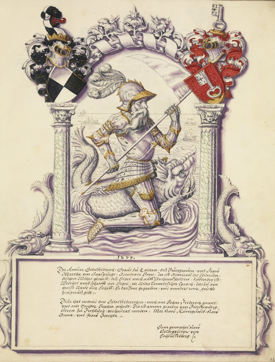 Eitelfriedrich II Hohenzollern av Jörg Ziegler