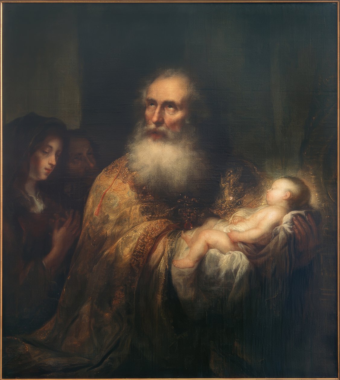 Simeon im Tempel av Jürgen Ovens