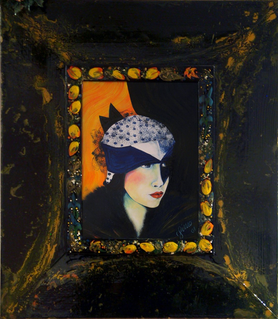 Belle Epoque III -Dame mit Seidenkappe- av JuleSimo