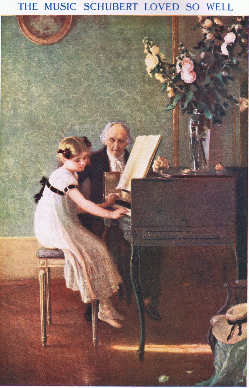 Musiken Schubert älskade så väl av Jules Alexis Muenier