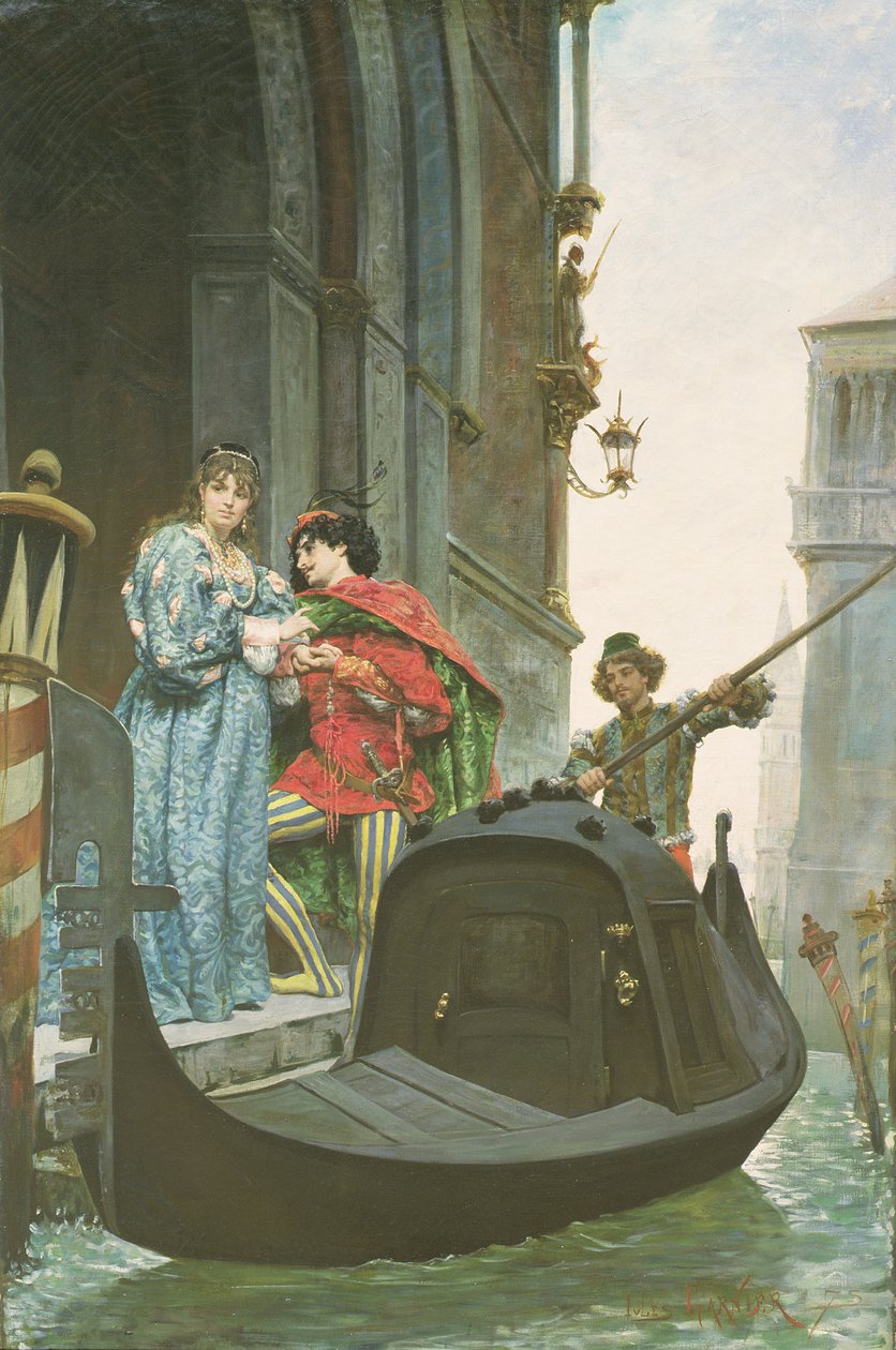 Kväll i Venedig, 1875 (för detaljer se 164361) av Jules Arsene Garnier