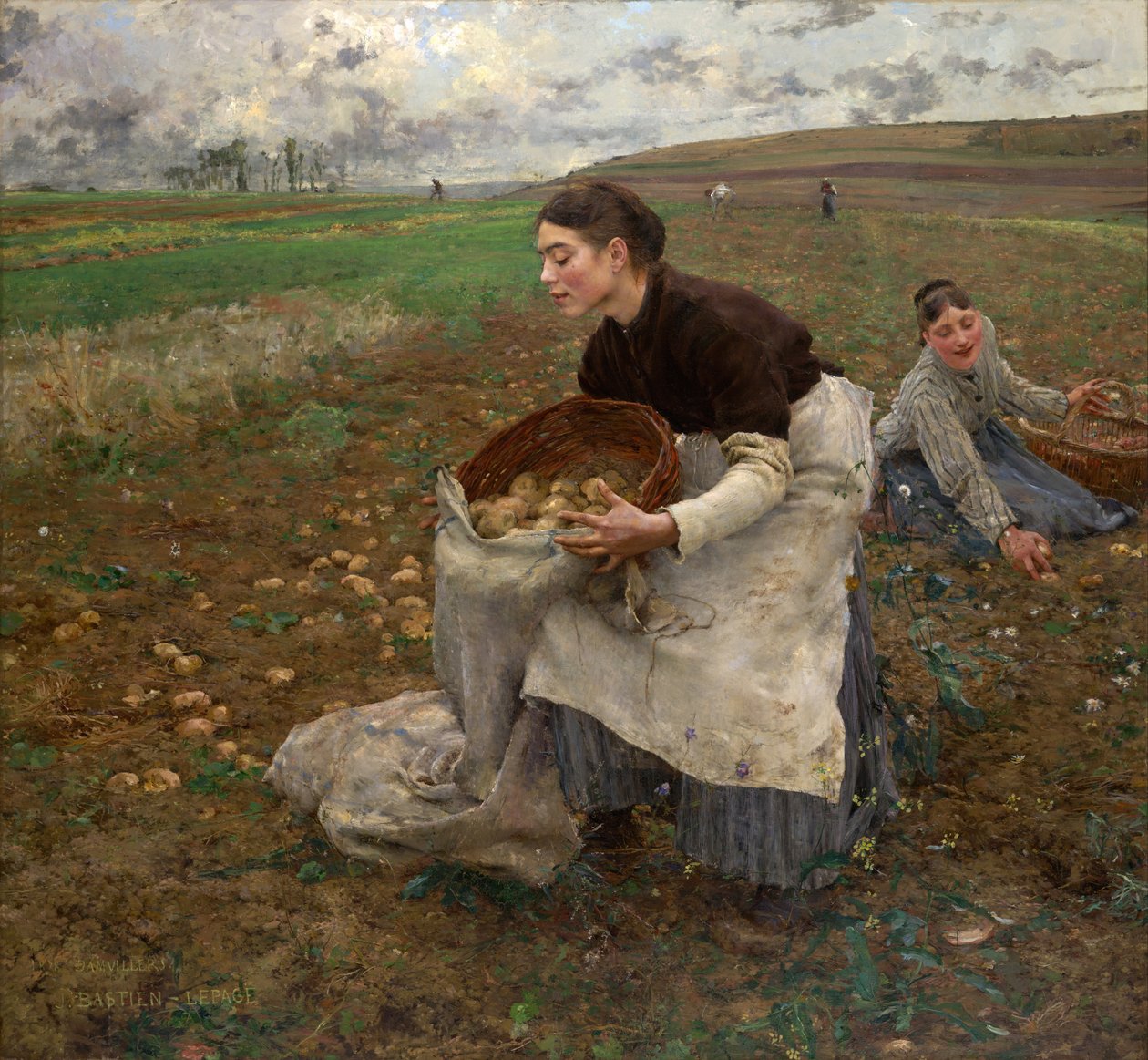 Oktober av Jules Bastien Lepage