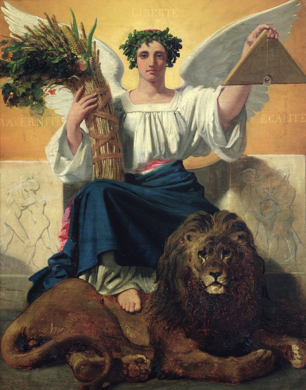 Republiken, 1848 av Jules Claude Ziegler