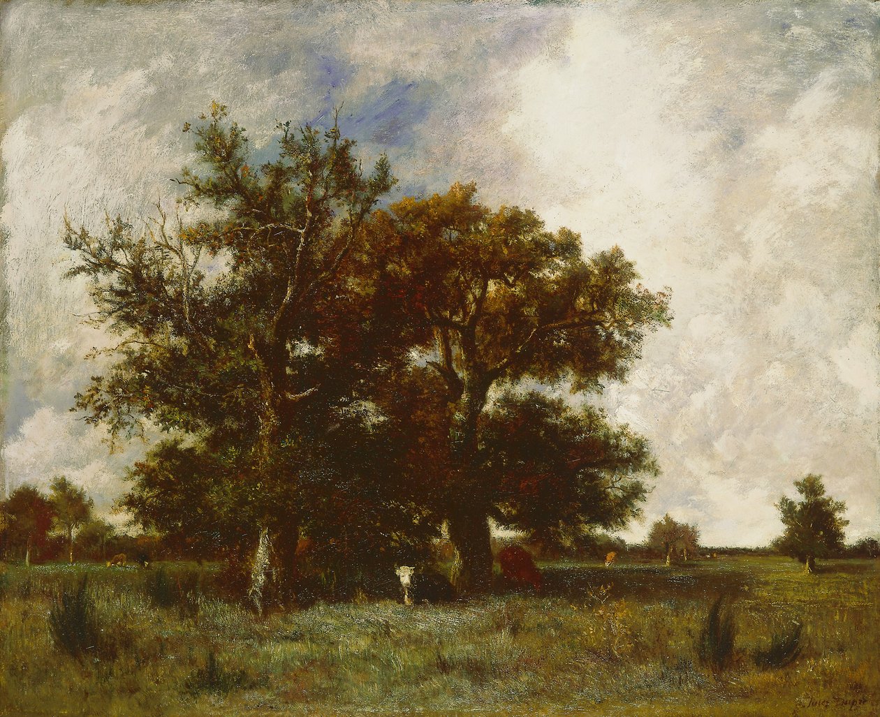 Fontainebleau Oak, ca 1840 av Jules Dupré