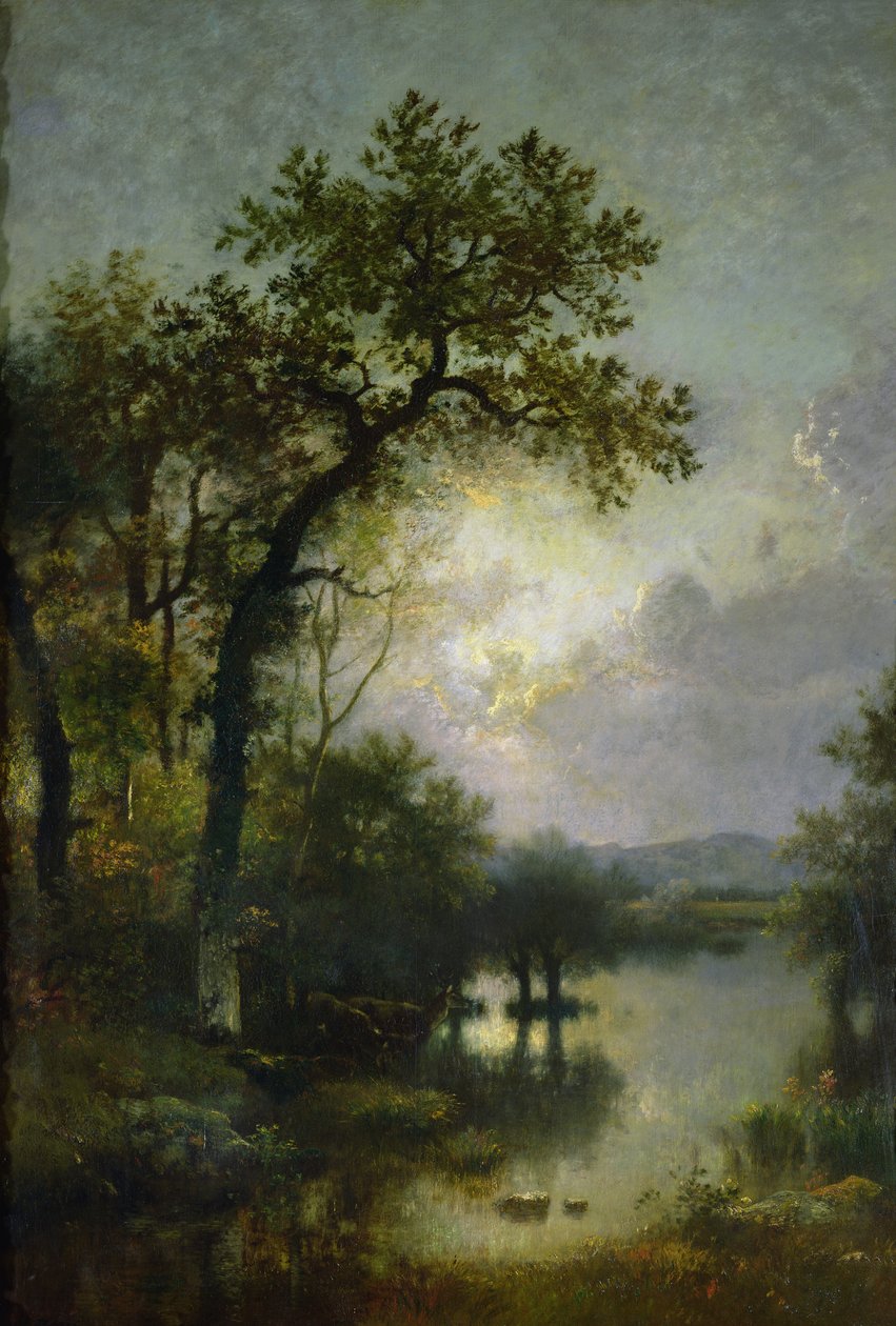 Morgon, ca 1865 av Jules Dupré