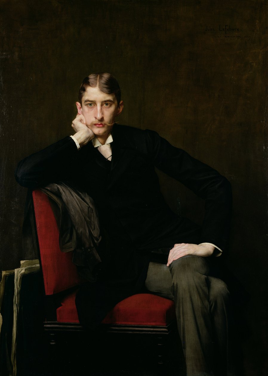 Porträtt av M. Fitzgerald, 1889 av Jules Joseph Lefebvre