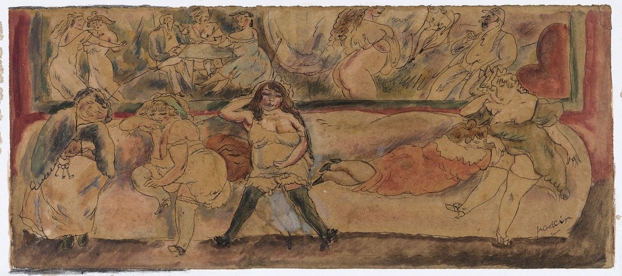  Maison Closen av Jules Pascin