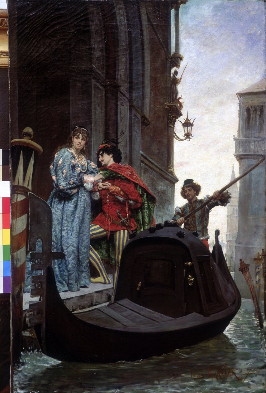 Kväll i Venedig av Jules Arsene Garnier