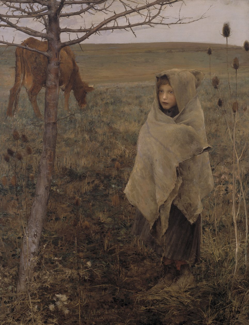 Stackars sångare av Jules Bastien Lepage