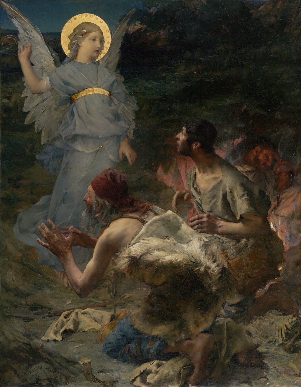 Bebådelsen till herdarna av Jules Bastien Lepage