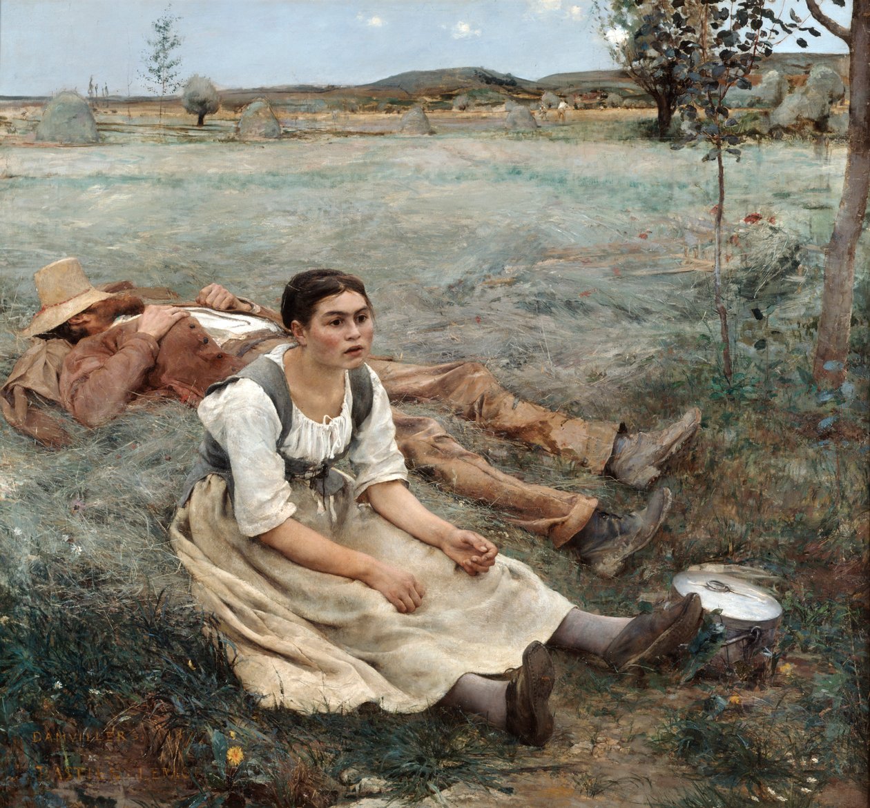 Hömakarna, 1880 av Jules Bastien Lepage