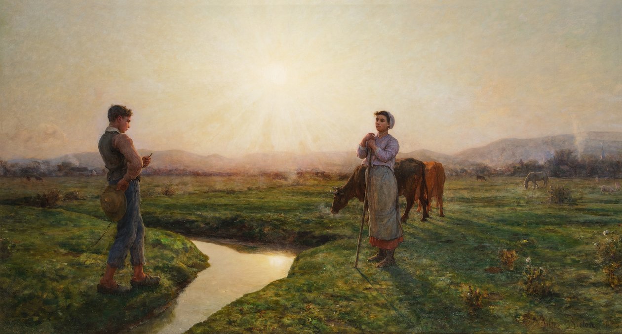 Le Matin av Jules Breton