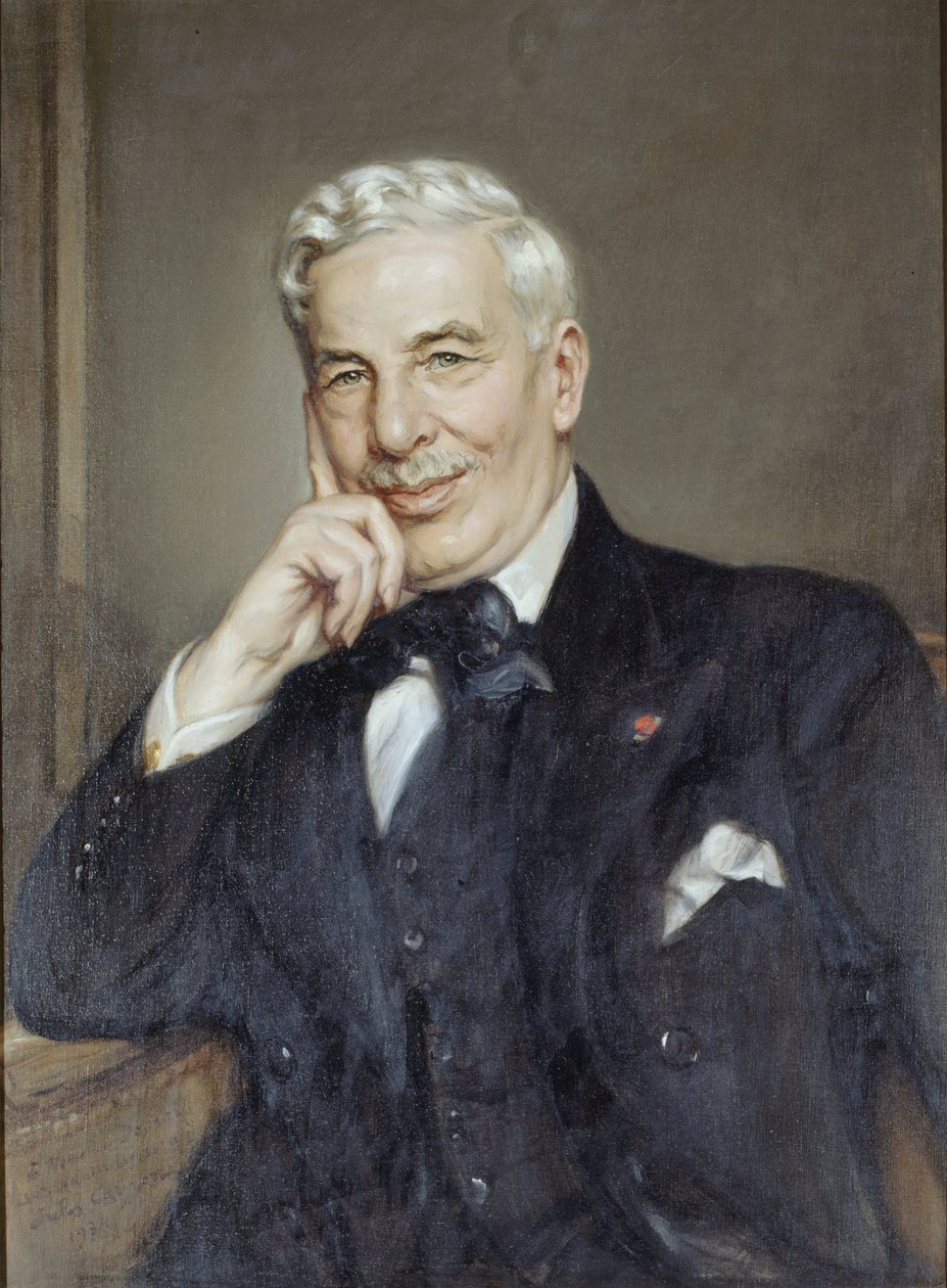 Porträtt av Maurice Donnay 1859-1945, 1934. av Jules Cayron