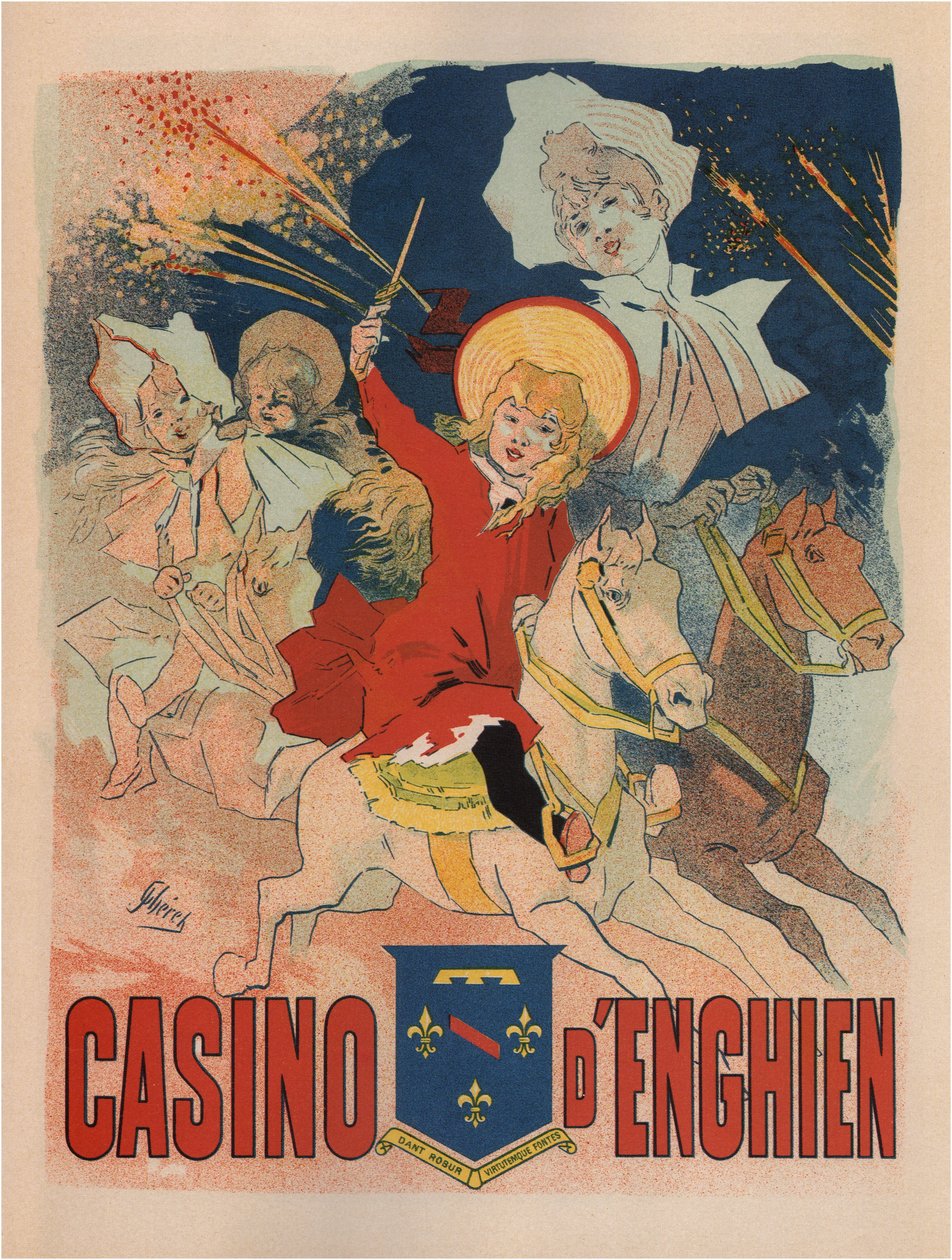 Casino i Enghien av Jules Cheret