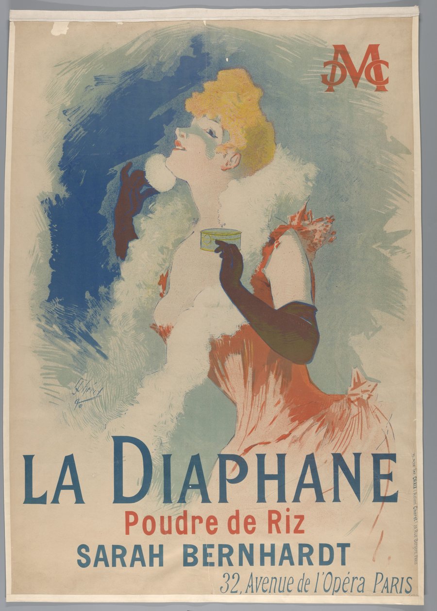 Diaphane. Rispulver, 1890 av Jules Cheret