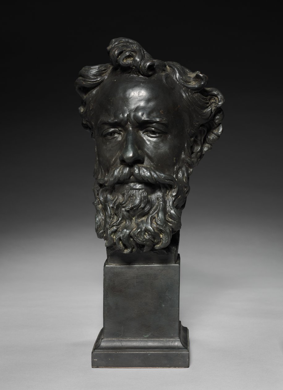 Chef för Alphonse Legros, ca. 1876. av Jules Dalou