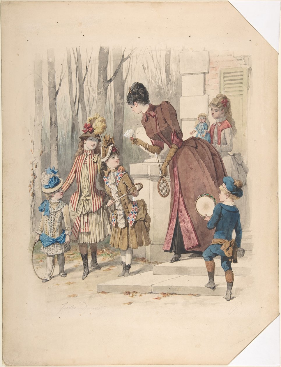Modeillustration, nr. 2224, juli 1885. av Jules David