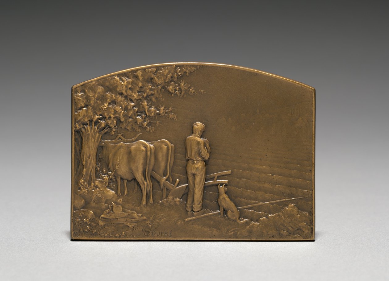 Medaljong framsida. av Jules Dupré