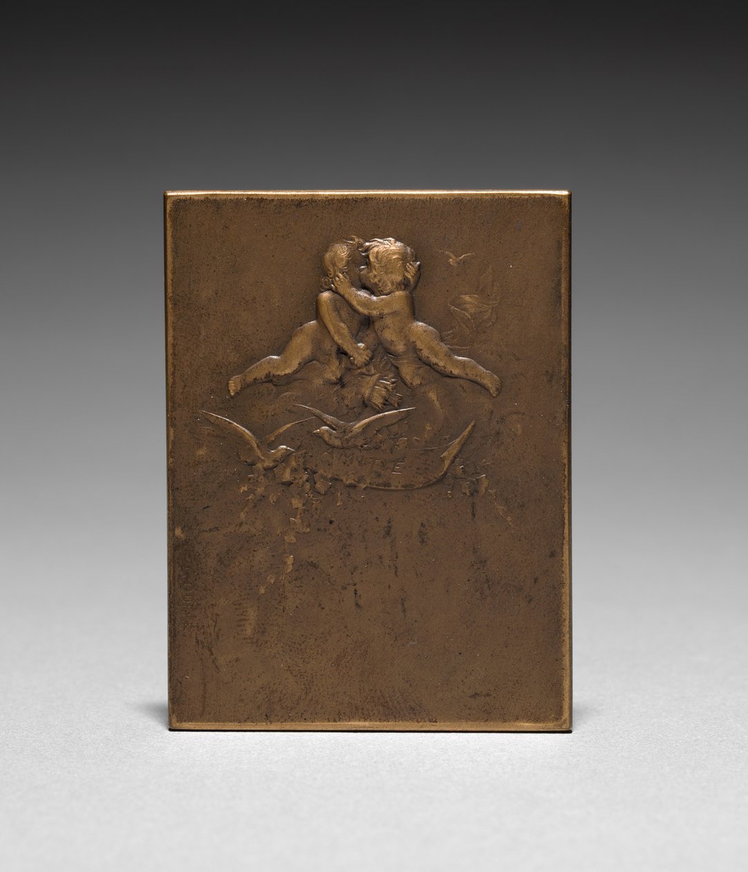 Medaljong omvänd. av Jules Dupré