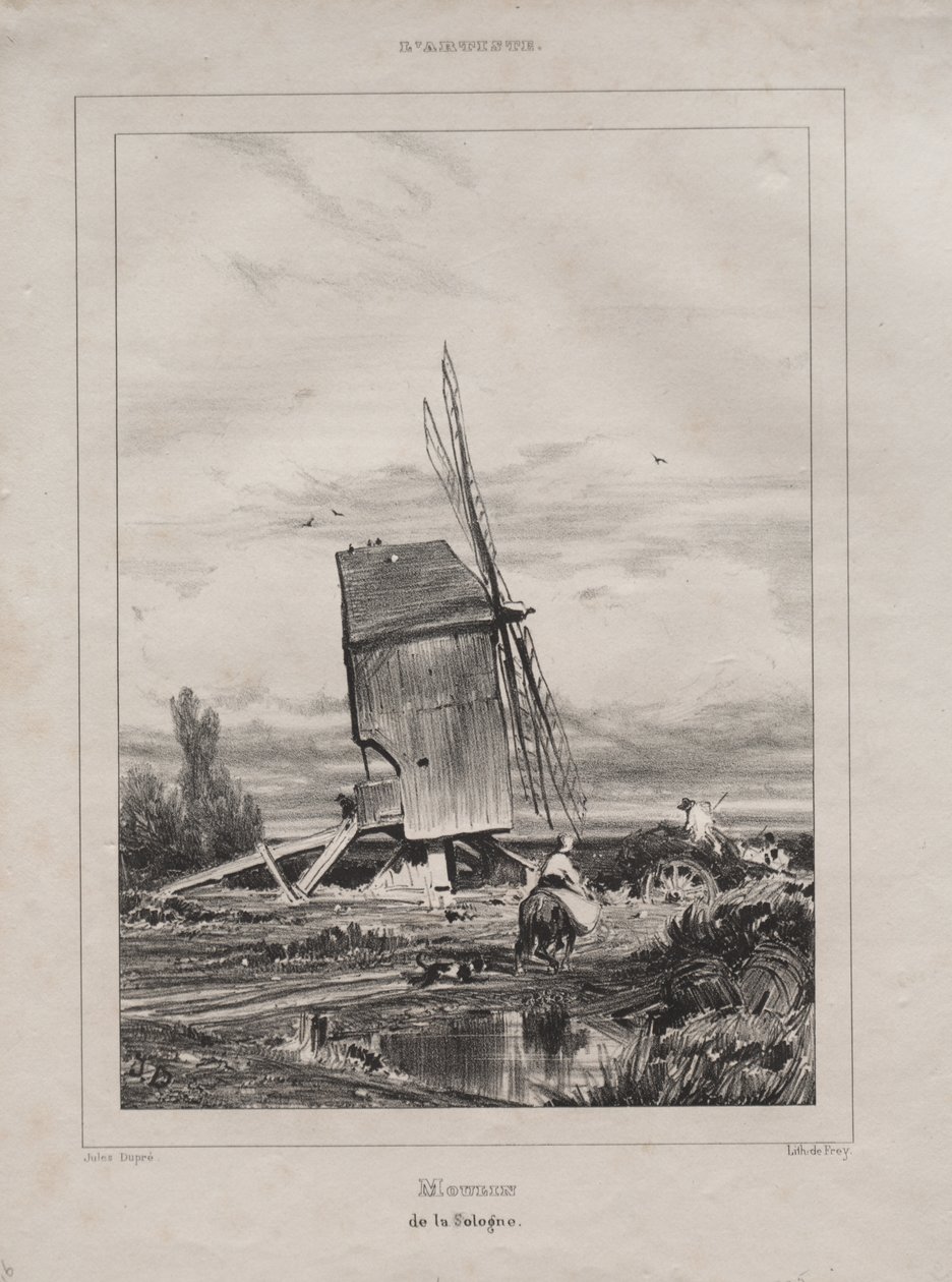 Bruk i Sologne, Frankrike av Jules Dupré