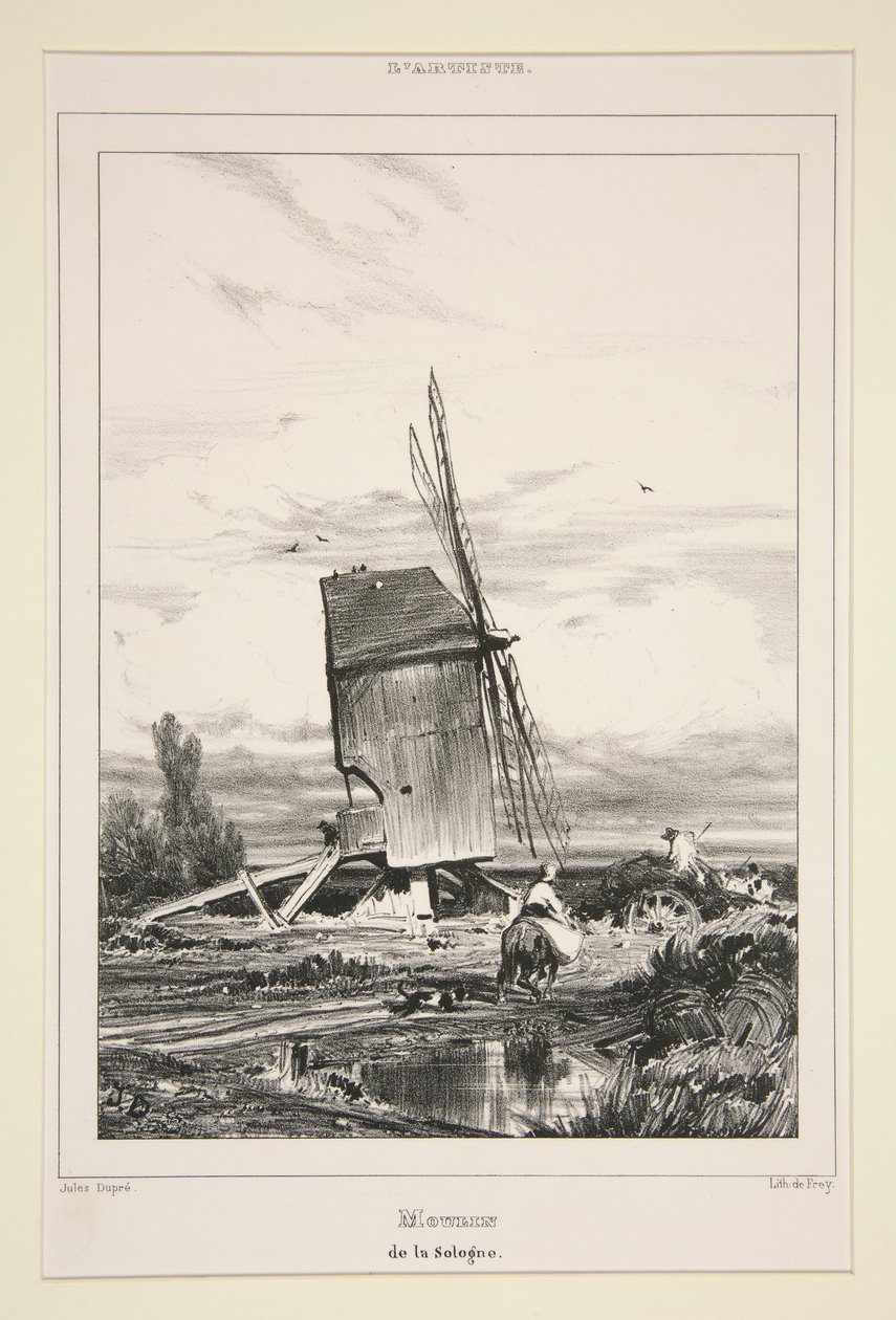 Sologne Bruk av Jules Dupré