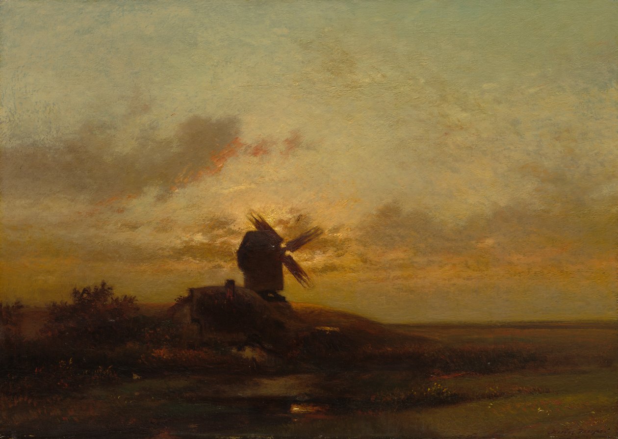 Väderkvarnen av Jules Dupré