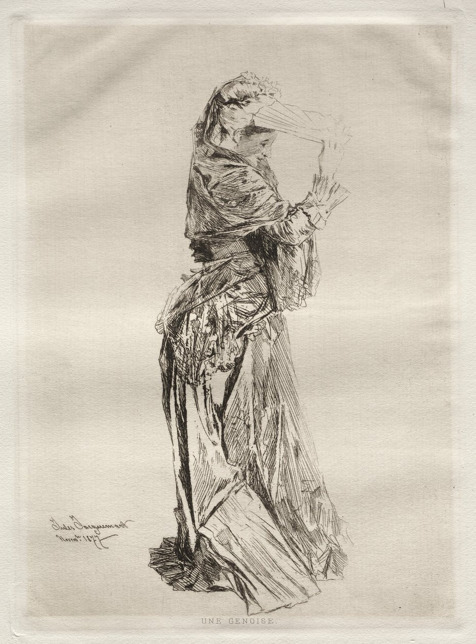 A Genoise, 1877. av Jules Ferdinand Jacquemart