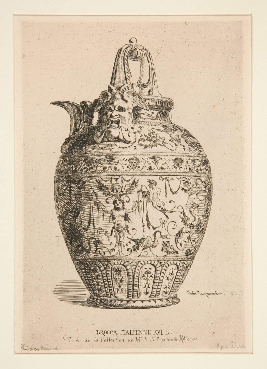 Italienska Brocca XVI S. av Jules Ferdinand Jacquemart