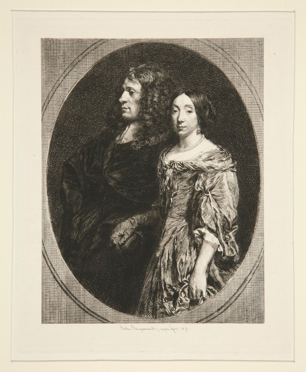 Borgmästare och fru av Jules Ferdinand Jacquemart