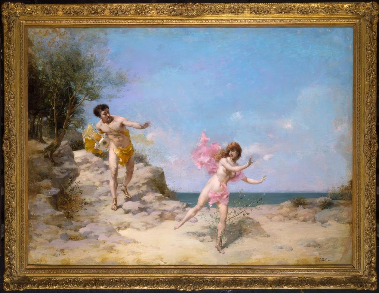 Apollo och Daphne av Jules Frederic Ballavoine