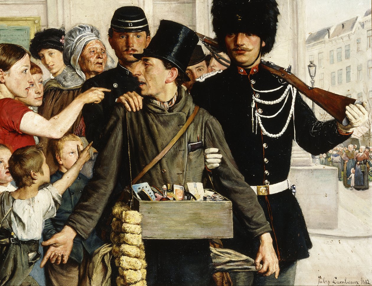 Arresteringen, 1882 av Jules Lambeaux