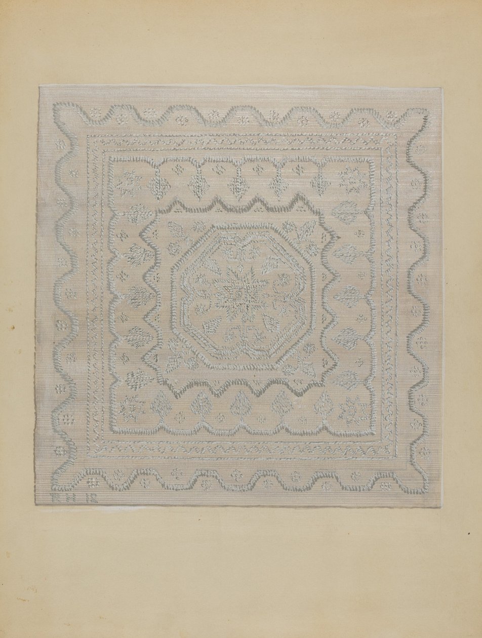 Candlewick Coverlet Woven, 19351942. av Jules Lefevere