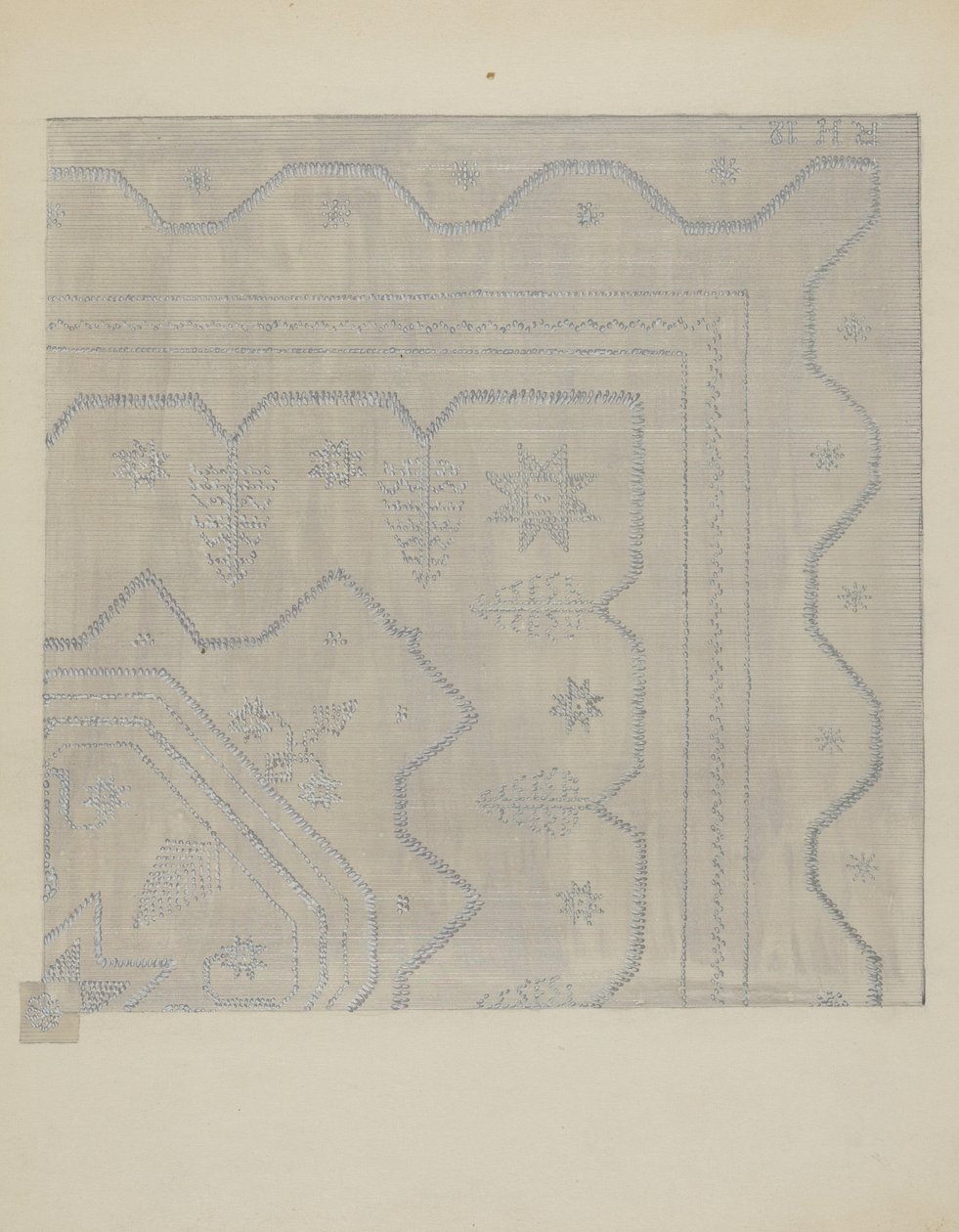 Candlewick Coverlet Woven, ca. 1936. av Jules Lefevere