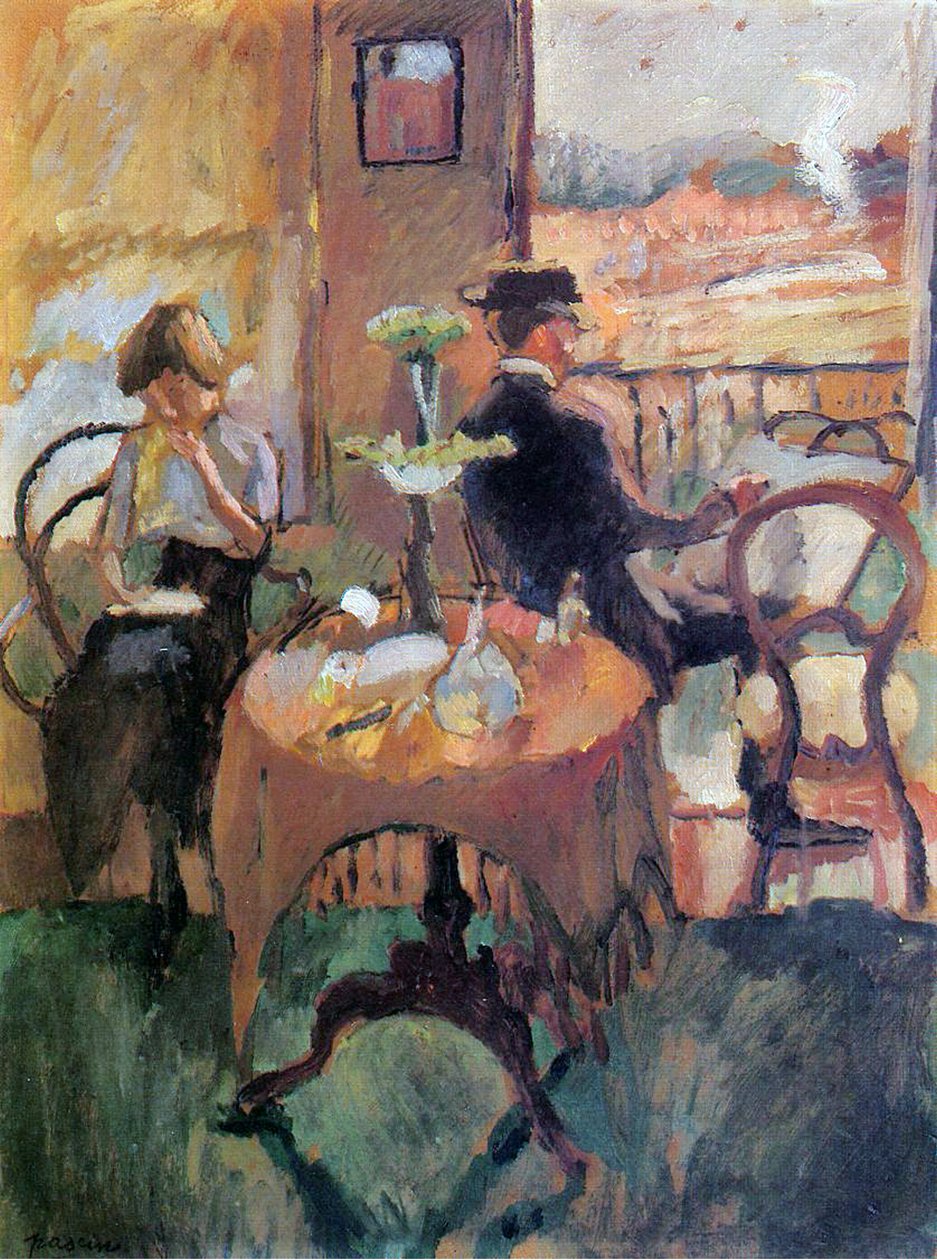 Interiör, c.1910 av Jules Pascin