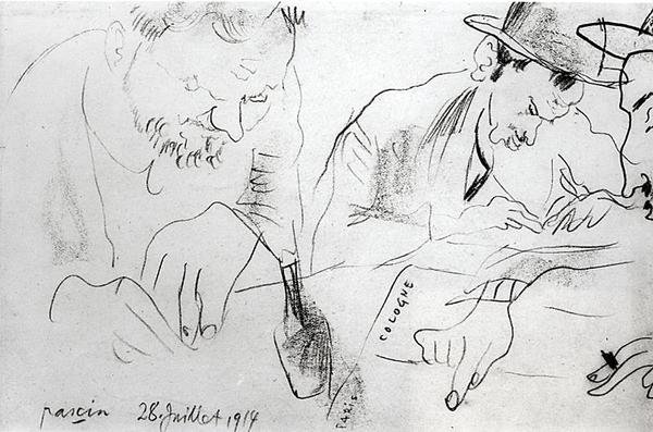 Paris-Köln av Jules Pascin